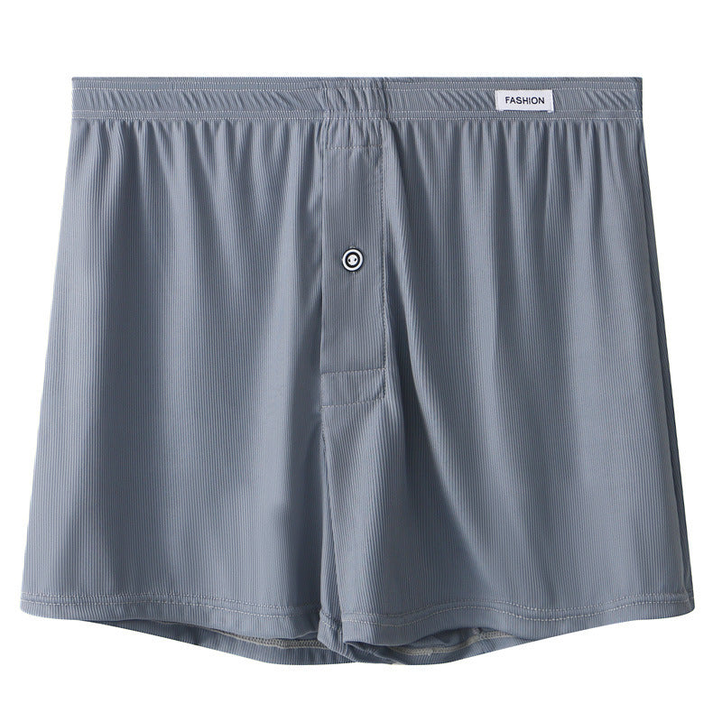 Men's Thin Breathable Solid Color Simple Boxer Shorts