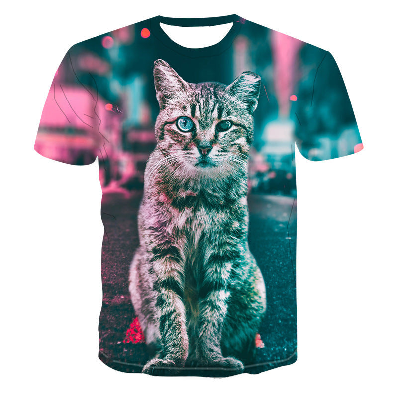 Digital Printing Short-sleeved Men's Quick-drying Top