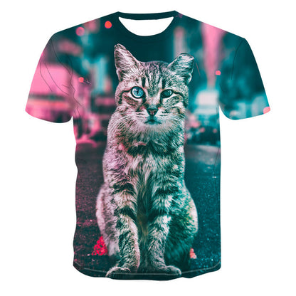 Digital Printing Short-sleeved Men's Quick-drying Top