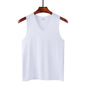 Seamless Ice Silk Vest Men's Summer Youth Thin