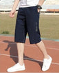 Men's Casual Pants Cropped Trousers Loose And Quick-drying Trend