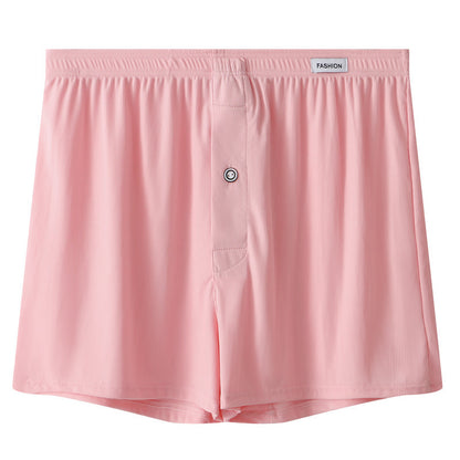 Men's Thin Breathable Solid Color Simple Boxer Shorts