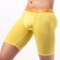 Men's Thin Ice Silk Lengthened Anti-wear Leg Underwear