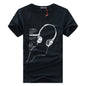 Men's T-shirt Cotton Printed Men's Short Sleeve Large Size Base Half Sleeve