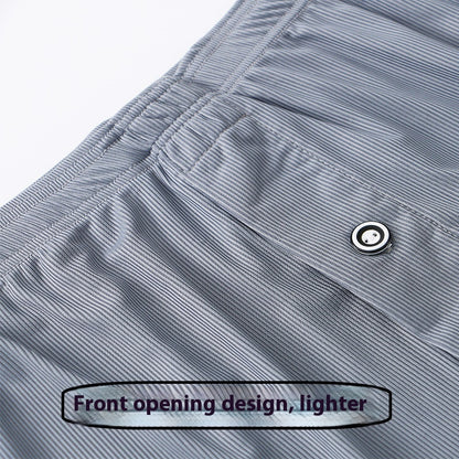 Men's Thin Breathable Solid Color Simple Boxer Shorts