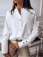 Solid Color Shirt For Women