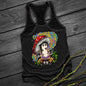 Women's Summer Loose Top With Patterned Vest