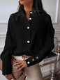 Solid Color Shirt For Women
