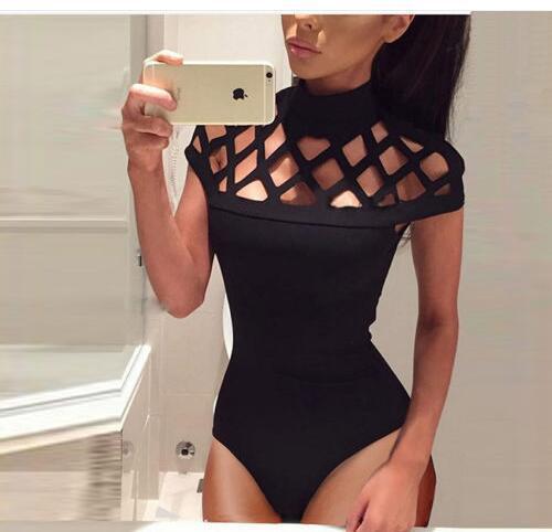 Burnt flower ripped jumpsuit
