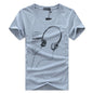 Men's T-shirt Cotton Printed Men's Short Sleeve Large Size Base Half Sleeve
