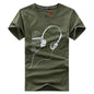 Men's T-shirt Cotton Printed Men's Short Sleeve Large Size Base Half Sleeve