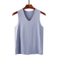 Seamless Ice Silk Vest Men's Summer Youth Thin