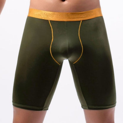 Men's Thin Ice Silk Lengthened Anti-wear Leg Underwear