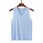 Seamless Ice Silk Vest Men's Summer Youth Thin