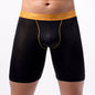 Men's Thin Ice Silk Lengthened Anti-wear Leg Underwear