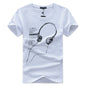 Men's T-shirt Cotton Printed Men's Short Sleeve Large Size Base Half Sleeve