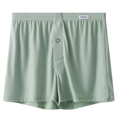 Men's Thin Breathable Solid Color Simple Boxer Shorts