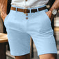 Men's Linen Summer Solid Color Buttons Casual Daily